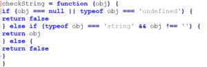 checkstring