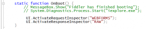 FiddlerScript-OnBoot